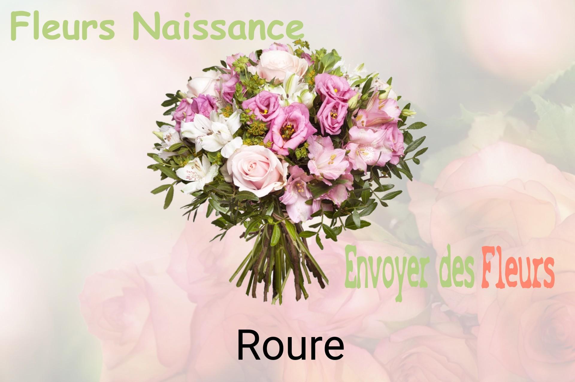 Bouquet de fleurs de naissance livré à Roure